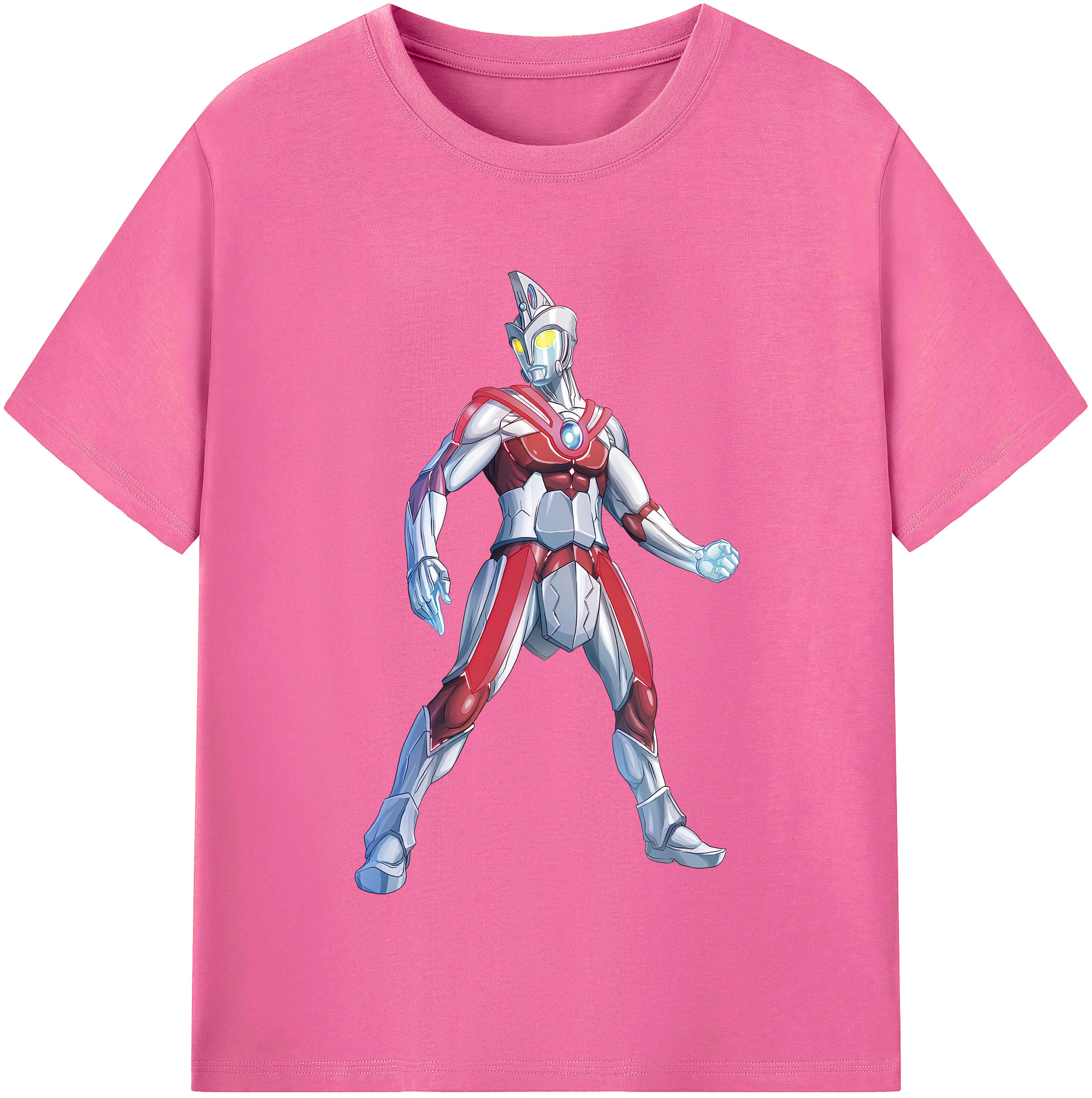（画像用） ウルトラマン Ultraman レディースカジュアルプリントTシャツ（綿100％）
